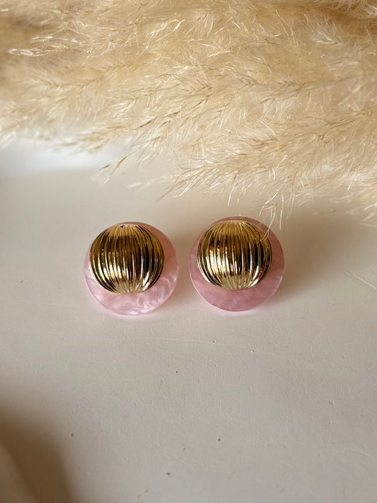 Colorful Round Earrings